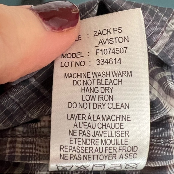 THEORY Men’s Zack PS_Aviston Button-down Plaid Collared Shirt Size Small - Picture 5 of 5